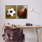 Stupell Industries Soccer & Football Traditional 2pc Framed Giclee Wall Art Set Design by Regina Moore